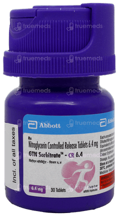 Gtn Sorbitrate Cr 6.4 Tablet 30